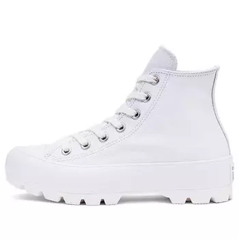 Кроссовки chuck taylor all star lugged leather high 'white' Converse, белый