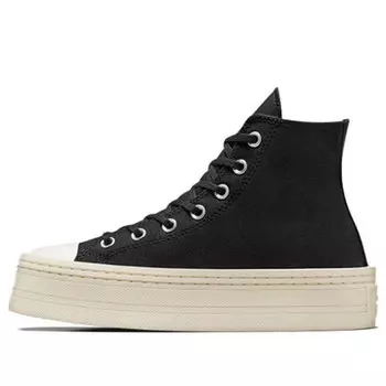 Кроссовки chuck taylor all star modern lift platform canvas 'black egret' Converse, черный