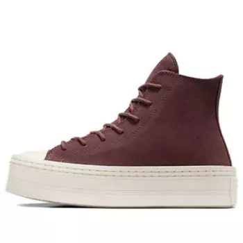Кроссовки chuck taylor all star modern lift suede high top 'brown' Converse, коричневый