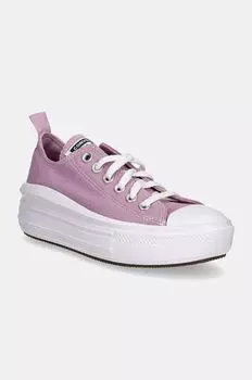 Кроссовки CHUCK TAYLOR ALL STAR MOVE Converse, фиолетовый