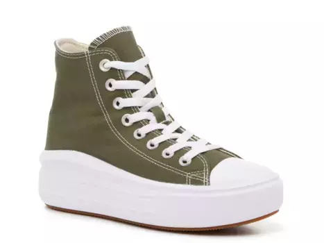Кроссовки Chuck Taylor All Star Move High-Top Sneaker Converse, зеленый