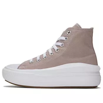 Кроссовки chuck taylor all star move high 'stone mauve' Converse, розовый