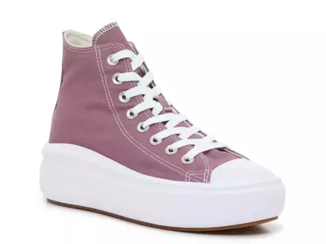 Кроссовки Chuck Taylor All Star Move High-Top - женские Converse, Dreamy Dahlia Mauve