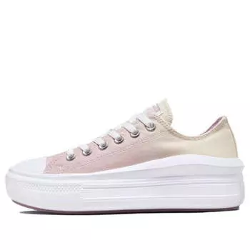Кроссовки chuck taylor all star move low 'ombre - pale amethyst' Converse, розовый