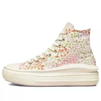 Кроссовки chuck taylor all star move platform high 'floral' Converse, белый