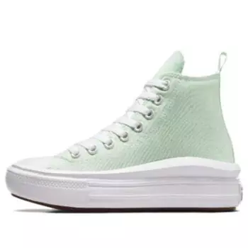 Кроссовки chuck taylor all star move platform in 'sticky aloe' Converse, зеленый