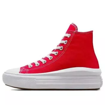 Кроссовки chuck taylor all star move 'red' Converse, красный