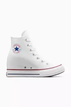 Кроссовки Chuck Taylor All Star на танкетке Converse, белый