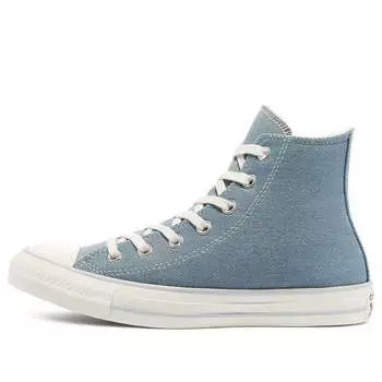 Кроссовки chuck taylor all star platform high 'digital powder - washed denim' Converse, голубой