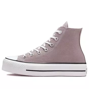 Кроссовки chuck taylor all star platform high 'vapor mauve' Converse, серый