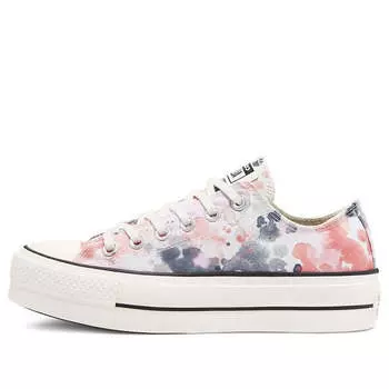Кроссовки chuck taylor all star platform low 'washed florals' Converse, мультиколор