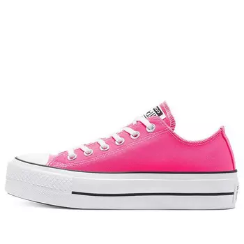 Кроссовки chuck taylor all star platform low 'hyper pink' Converse, розовый