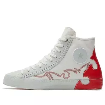 Кроссовки chuck taylor all star sasha high top canvas le egret red Converse, белый
