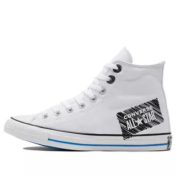 Кроссовки chuck taylor all star 'standard white black' Converse, белый