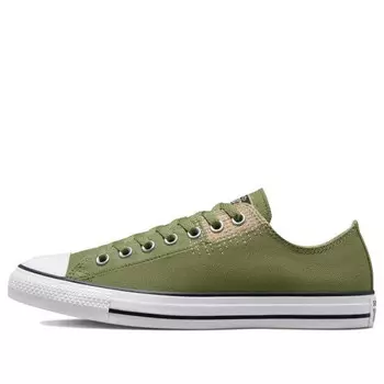 Кроссовки chuck taylor all star stitched 'green' Converse, зеленый