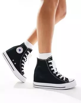 Кроссовки Chuck Taylor All Star Wedge черного цвета Converse