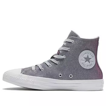 Кроссовки chuck taylor all starware high 'gradient glitter' Converse, серый