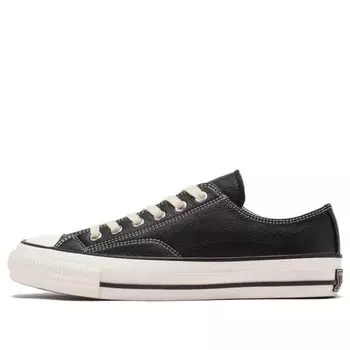 Кроссовки chuck taylor leather ox 'black' Converse, черный