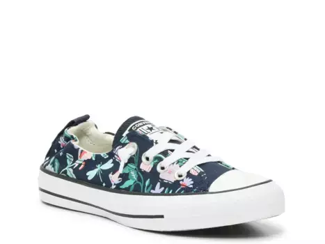 Кроссовки Chuck Taylor Shoreline Slip-On - женские Converse, Navy/Multicolor Floral Print
