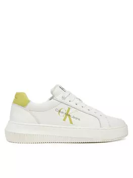 Кроссовки Chunky Cupsole Laceup Mon Lth YW0YW00823 Calvin Klein Jeans, белый