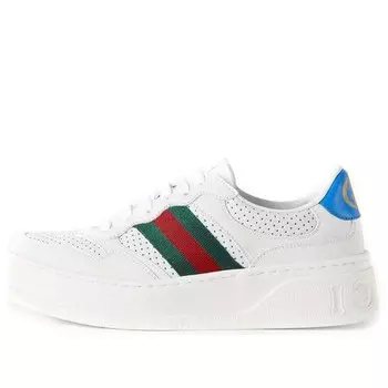 Кроссовки chunky gg web sneaker 'white blue' Gucci, белый