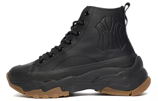 Кроссовки Chunky High Chunky унисекс с высоким верхом черного цвета Mlb