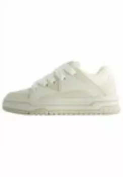 Кроссовки CHUNKY SKATER Bershka, белый