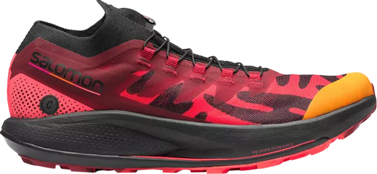 Кроссовки Ciele Athletics x Pulsar Trail Pro Black Fiery Coral, красный
