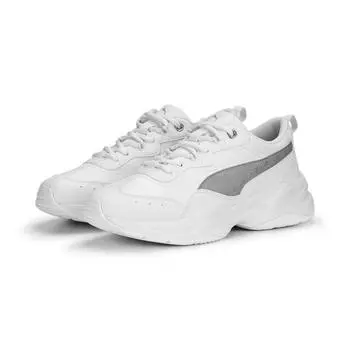 Кроссовки Cilia Space Metallics Женское PUMA, Белое серебро