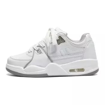 Кроссовки Circle small Skateboarding Shoes Unisex Low-top, белый/черный