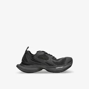 Кроссовки Circuit Runner из сетки и искусственной кожи с низким верхом Balenciaga, черный