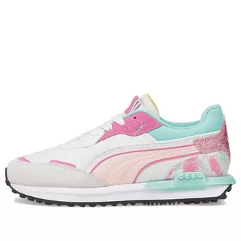 Кроссовки city rider fly-mingo 'white pink' Puma, белый