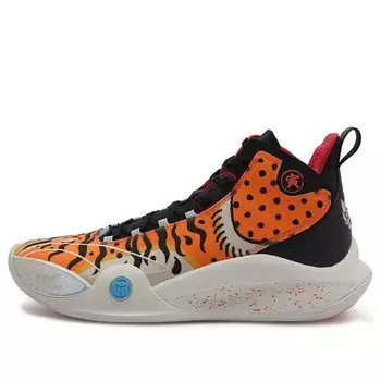Кроссовки cj1 cj mccollum оранжевый ограниченный Li-Ning, черный