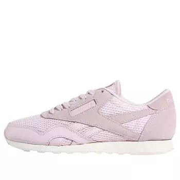 Кроссовки cl nylon mx pink Reebok, розовый