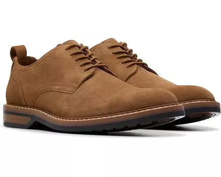 Кроссовки Clarks Aldwin Lace, цвет Cola Suede