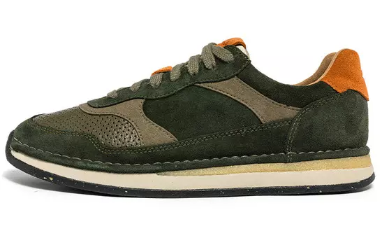 Кроссовки clarks Art Movement Series Lifestyle Shoes Men Low-top Olive Green, зеленый