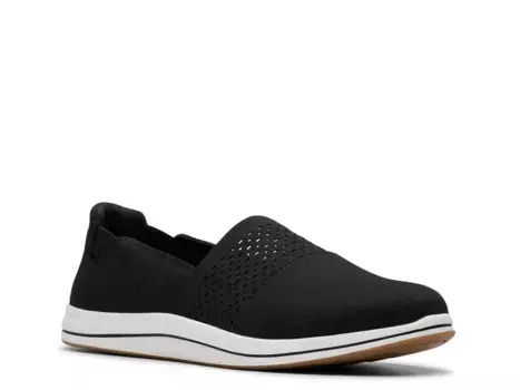Кроссовки Clarks Breeze Vibe Slip-On — женские, черные