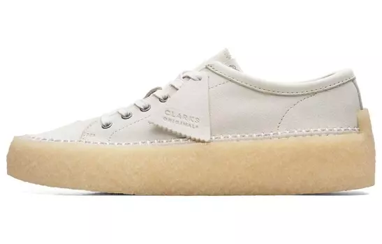 Кроссовки clarks Caravan Suede Sneakers, белый