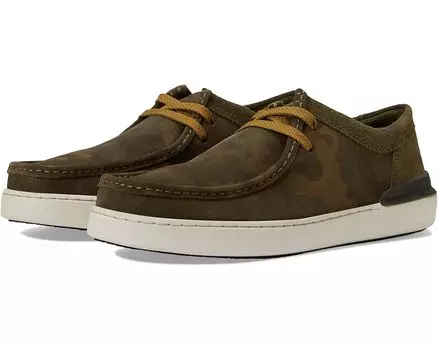Кроссовки Clarks CourtLite Wally, цвет Dark Olive Combi