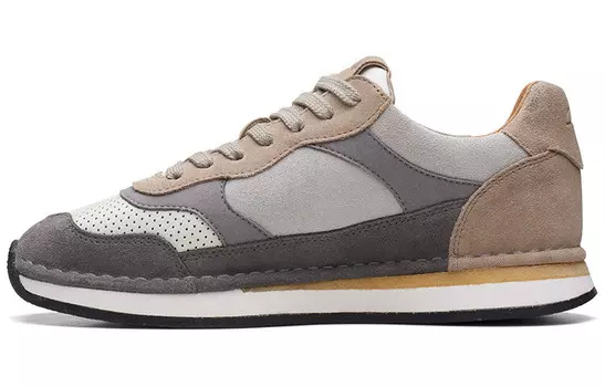 Кроссовки clarks CraftRun Lace Lifestyle Shoes Men Low-top Gray, серый