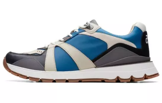 Кроссовки clarks Lifestyle Shoes Men Low-top Blue/Gray, синий