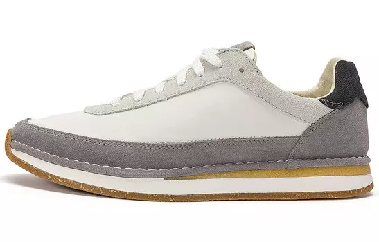 Кроссовки clarks Lifestyle Shoes Men Low-top Gray, серый