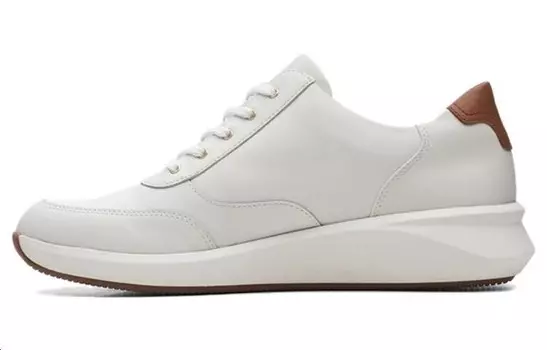 Кроссовки clarks Lifestyle Shoes Women's Low-top White, белый