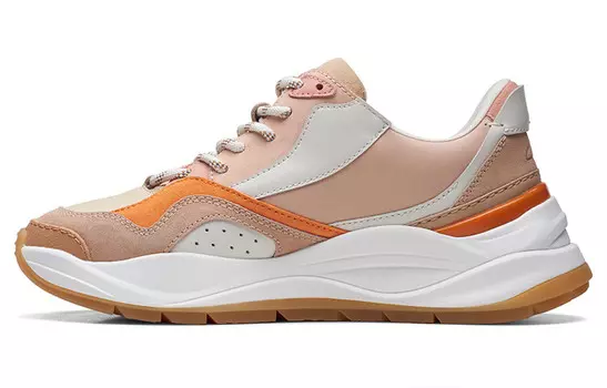 Кроссовки clarks Lifestyle Shoes Women's Low-top Beige, бежевый