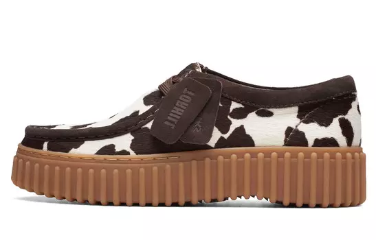 Кроссовки clarks Lifestyle Shoes Women's Low-top Brown, коричневый