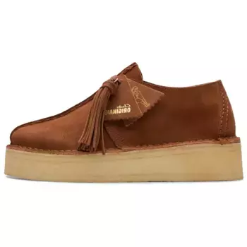 Кроссовки clarks Lifestyle Shoes Women's Low-top Light Brown, коричневый