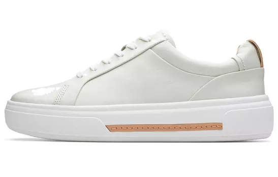 Кроссовки clarks Lightweight Series Skateboarding Shoes Women's Low-top White, белый