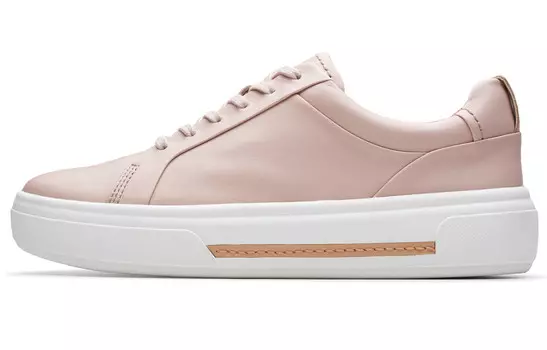 Кроссовки clarks Lightweight Series Skateboarding Shoes Women's Low-top Pink, розовый
