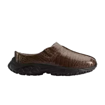 Кроссовки Clarks Martine Rose x Clog 1 Brown Croc, коричневый