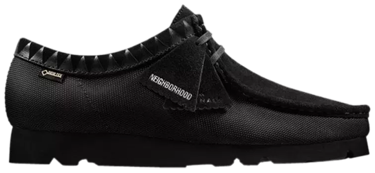Кроссовки Clarks NEIGHBORHOOD x Wallabee GTX 'Black', черный
